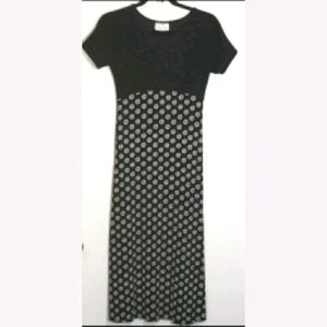 Bonnie Jean New York Maxi Dress * Black & White